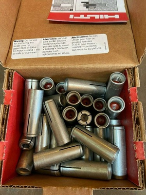 #ad #ad Hilti HDI HDI FLUSH ANCHOR Drop in anchor 1 2quot; # 2080046 Box of 300 *NIB* $100.00