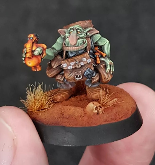 Warhammer 40k Grot Assistant: Gretchin with Oilsquig - Rogue