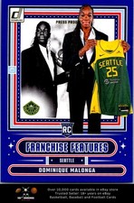 2025 Donruss WNBA Franchise Features Press Proof Blue #19 Dominique Malonga