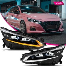 2PCS LED Projector Headlights For Nissan Alti...