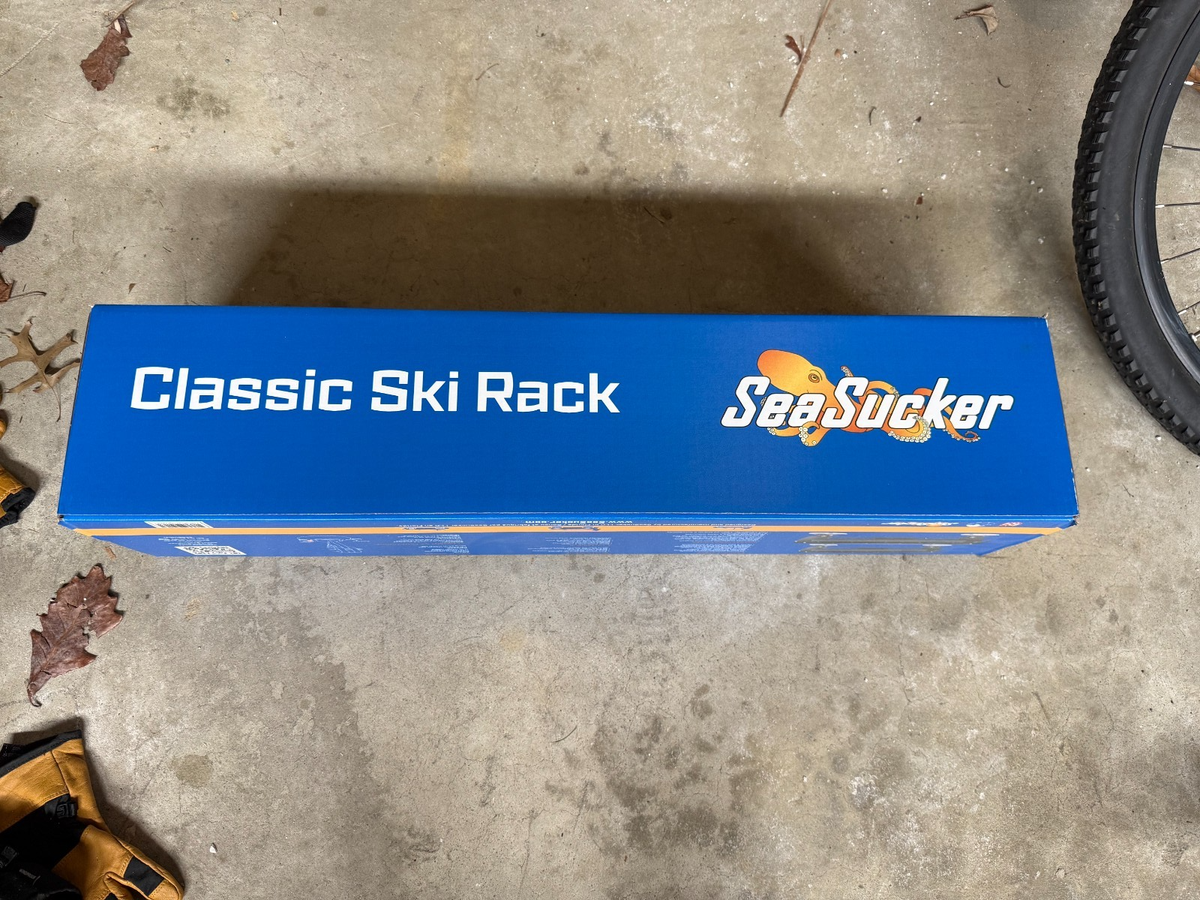 SeaSucker® Classic Ski Snowboard Roof Rack (4 Sets of Skis, or 2 