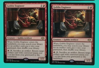 x2 Goblin Engineer   Modern Horizons (MH1) Rare Lot of 2 NM MTG