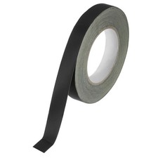 Acetate Cloth Cloth Adhesive Tape, 0.8inx98ft Black Electrical with Paper
