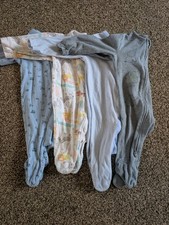 Baby Boy Sleepsuits Bundle 0-3 Months