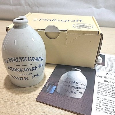 Pfaltzgraff 2002 Bicentennial Series Miniature 4'' T Jug w/ Certificate & Box