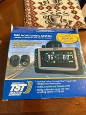 Tst-507-rv-4-c Wireless Tpms Rv Tire Pressure Monitor System 4 Cap Sensorsrepea