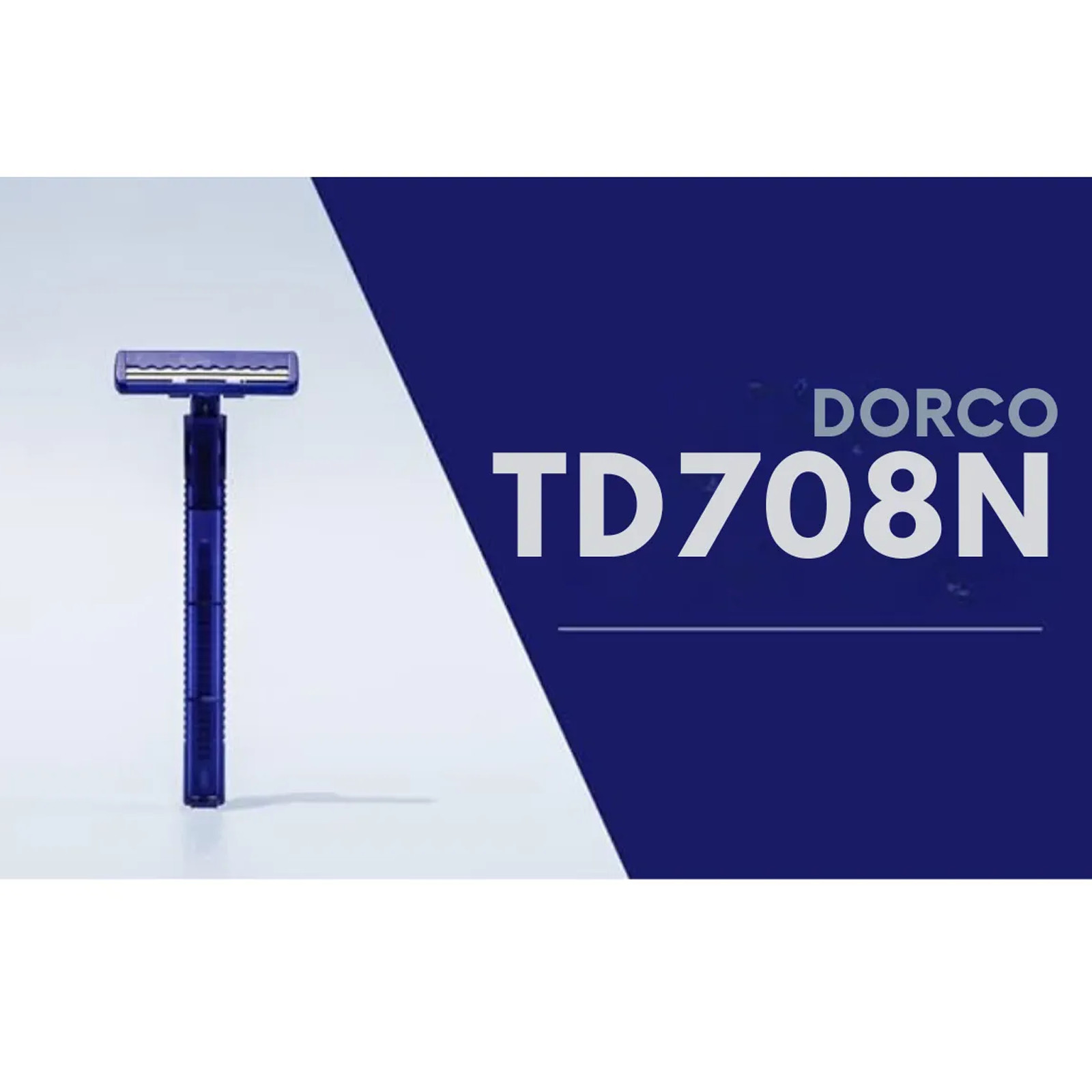 Super Dorco New Fresh Twin Blade Disposable Razors 2 Pack (20 Razors Total) Blue
