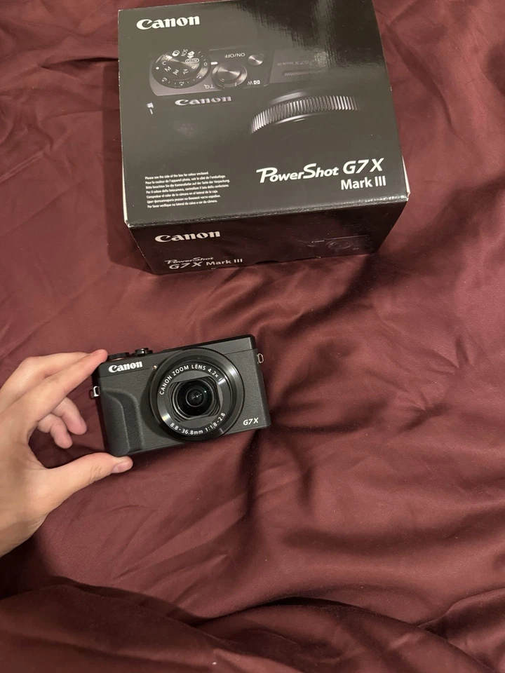 Canon PowerShot G7 X Mark III 20.1MP Kompaktkamera - Schwarz - Bild 4 von 4