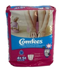 6 Pack Comfees Toddler Training Pants Size 4T /5T - 38 lbs - 114 Total Ct B5 