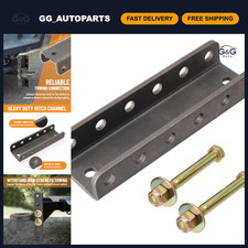 Adjustable Trailer Hitch Coupler Channel Bracket For Easy Towing Secure Fit Adjustable Trailer Hitch Coupler Channel Bracket For Easy Towing Secure Fit
