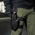 Tactical Right Hand Pistol Thigh Gun Holster Pouch Adjustable Drop Leg Holster