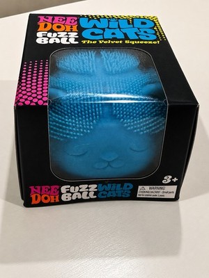 NeeDoh Wild Cats Fuzz Ball - The Velvet Squeeze! (RANDOM COLOR)