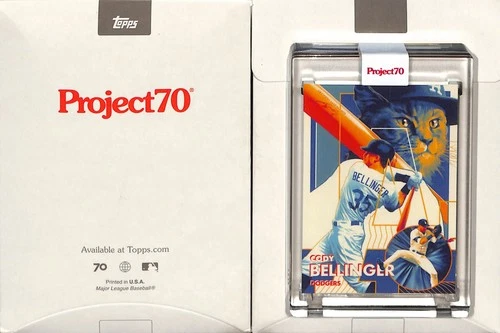 2021 TOPPS PROJECT 70 #243 1983 CODY BELLINGER -LOS ANGELES DODGERS- MATT TAYLOR
