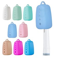 Lapfoon 8 Pack Toothbrush Covers, Silicone Tooth Brush Cover Cap