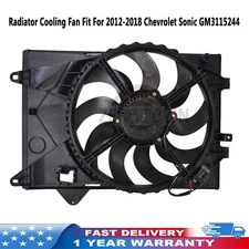 Cooling Radiator Fans Assembly For 2012-2018 Chevrolet Sonic 1.8L LT LTZ LS