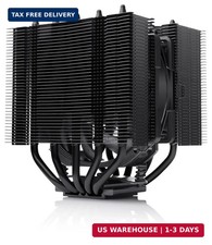 NH-D12L chromax.Black, Low-Height Dual-Tower CPU Cooler 120mm, Black