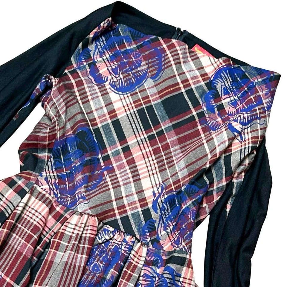 Vestido Vivienne Westwood Negro Talla 3 Poliéster Lana Rayón de Japón Usado Foto 4 de 4