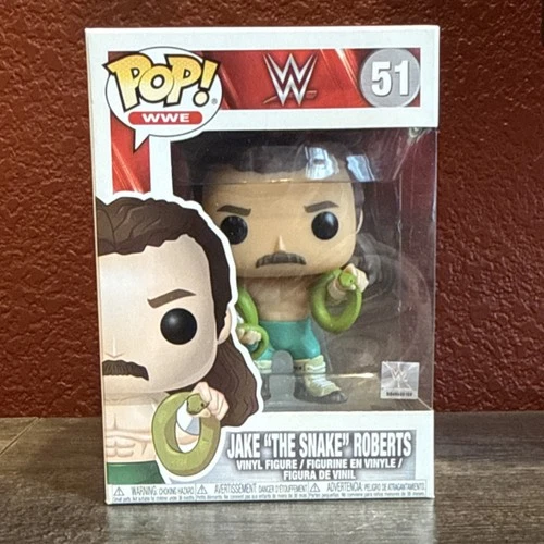 Funko Pop! WWE - Jake 'The Snake' Roberts #51 NIB NBO