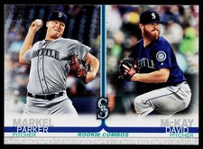 Parker Markel / David McKay RCOM, RC 2019 Topps Update #US53 RC Seattle Mariners