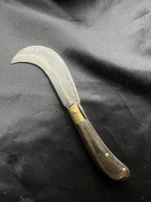 5” SPANISH ITALIAN PRUNING HAWKBILL HORN NAVAJA KNIFE