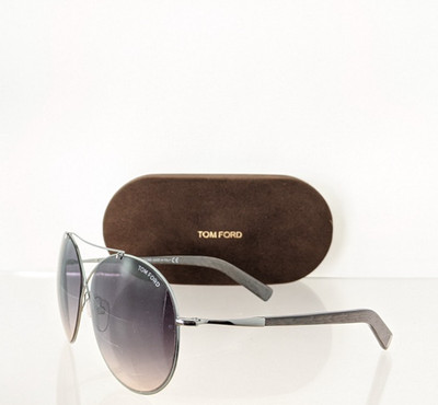New Authentic Tom Ford Sunglasses FT 0394 15B IVA 02 TF 394 62mm Gunmetal Frame