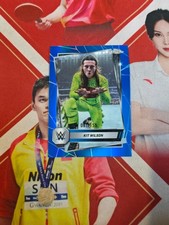 2025 Topps Chrome WWE Blue Refractor Kit Wilson /150