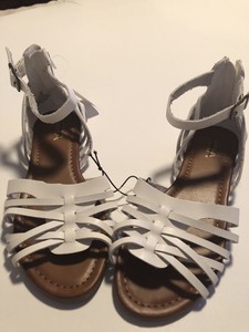 mia white sandals