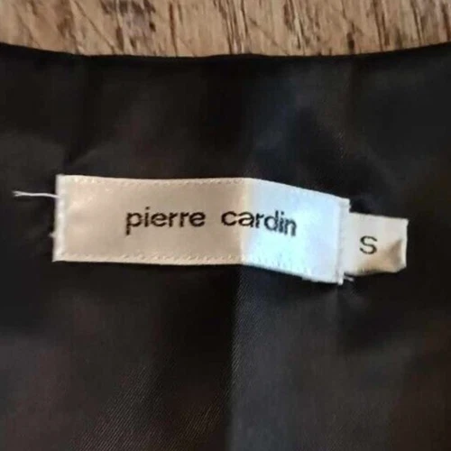 Pierre Cardin Vest Mens Small Silver Geometric Dress Tux Tuxedo Suit Formal - Image 3 of 4