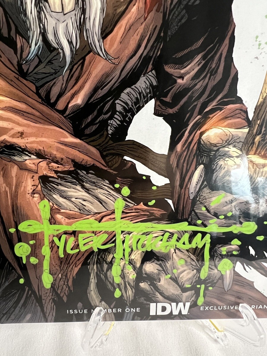 TMNT #1 NYCC 2023 Tyler Kirkham Battle Damage SPLINTER Trade