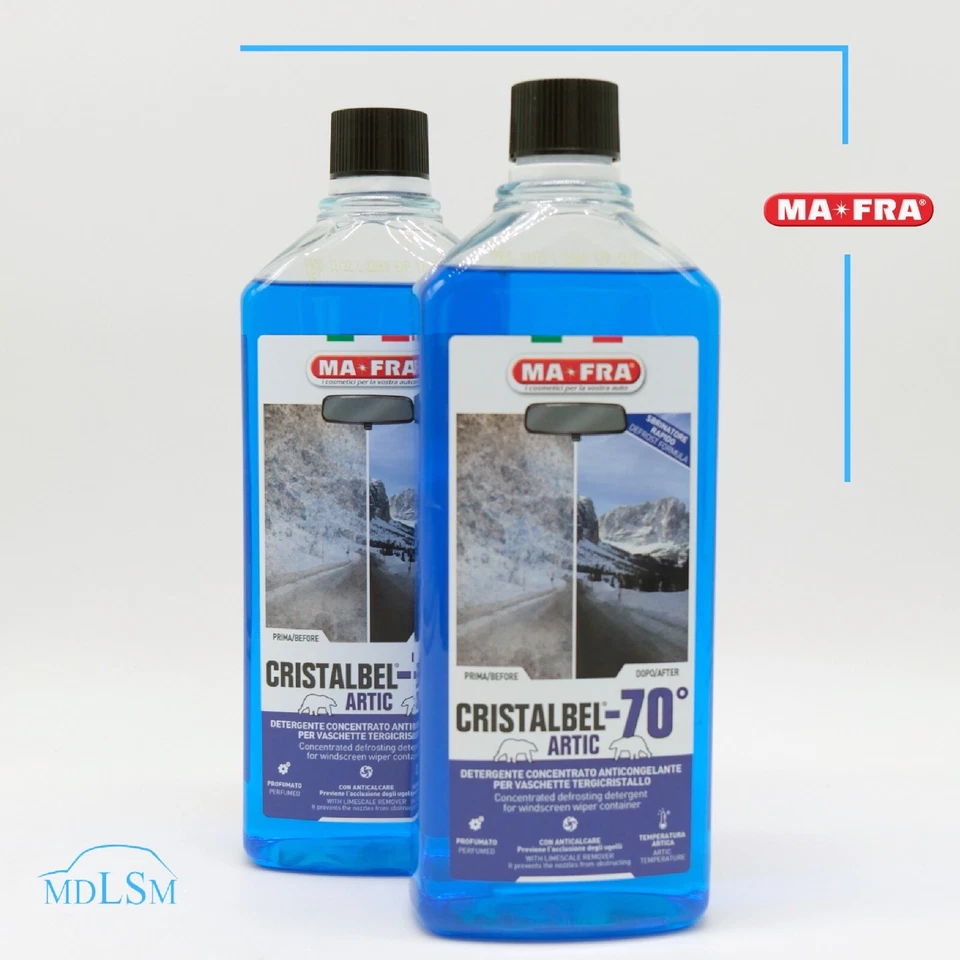 MA-FRA MAFRA CRISTALBEL ARTIC -70 DETERGENTE ANTICONGELANTE CONCENTRATO LAVAVETRI X2