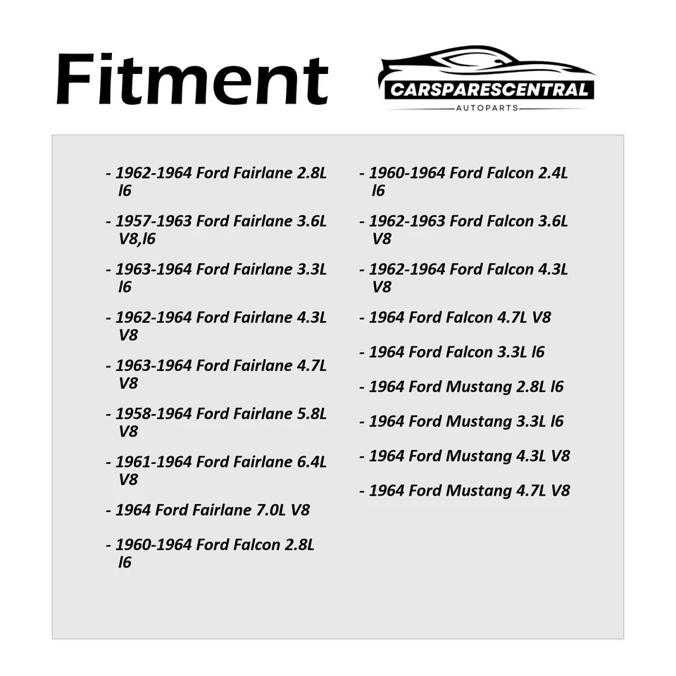 Regulador de voltaje para Ford Fairlane 2,8 L 1962-1964 Ford Fairlane 3,6 L 1957-1963 Foto 2 de 4