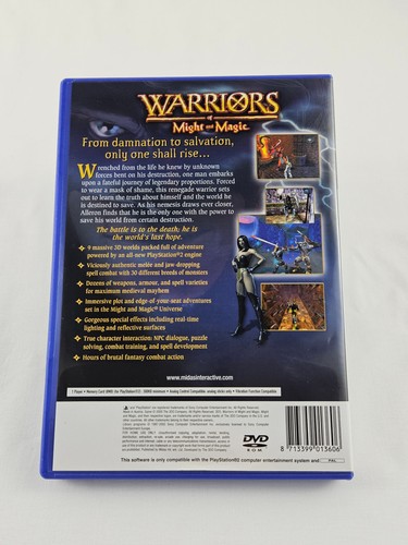 Warriors Of Might And Magic PlayStation 2 PS2 + Manual Tracked Post (G11) - Imagen 7 de 7
