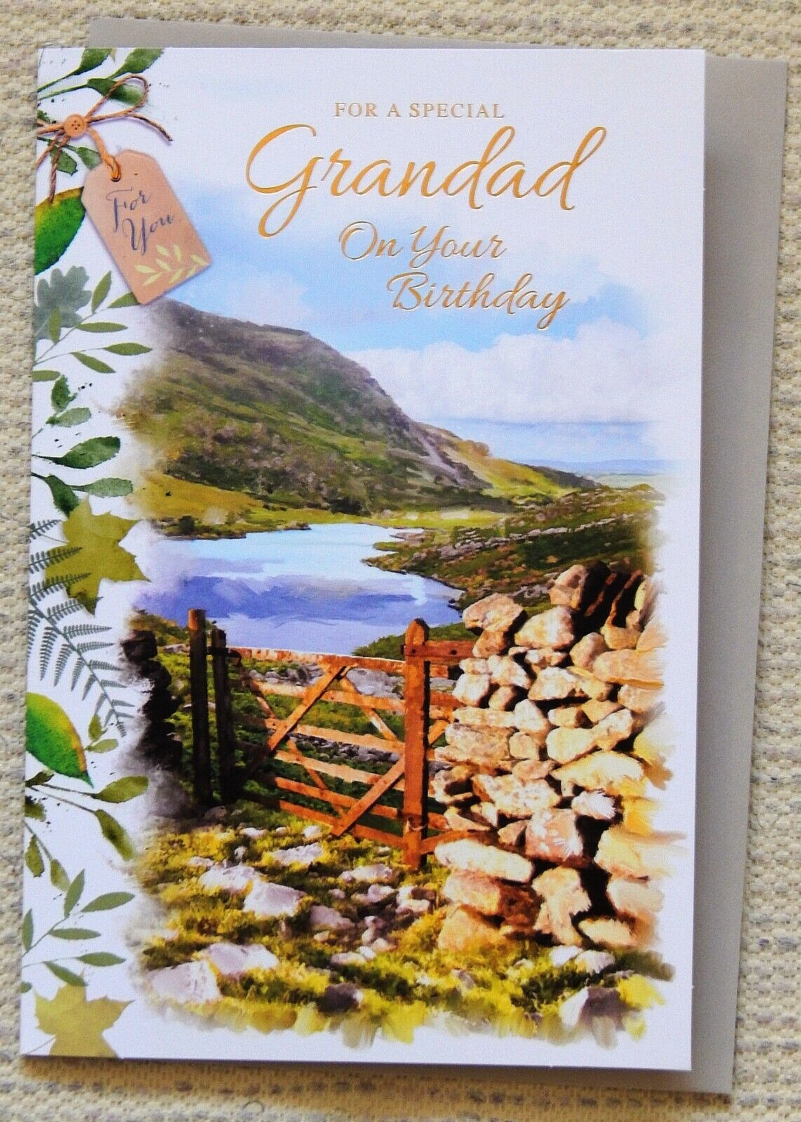 Special Grandad Birthday Card, Quality card With Lovely Verse For Grandad  9""x6""