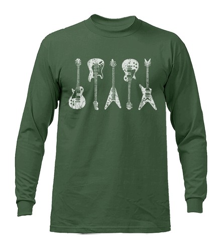 Music Band Guitar Instrument Long Sleeve - Picture 7 of 13