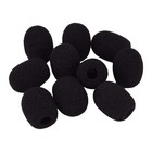 10PCS Mini Microphone Windscreen Pop Filter Sponge Foam Cover for Headset Mic