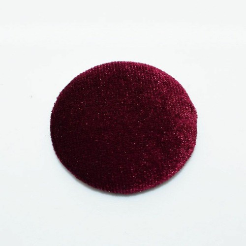 20pcs/set Velvet Fabric Covered Buttons 38mm Flat Backs Chunky Button Sewing Cra - Picture 10 of 14