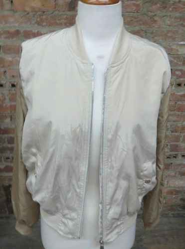 NWT 36.5 Ladies Tan Rain Jacket Coat Size Juniors L NEW - 第 3/6 張圖片