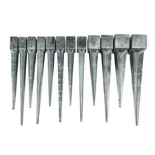 Bodenhülse Einschlaghülsen 750 - 900 mm Bodenanker  Vierkant feuerverzinkt