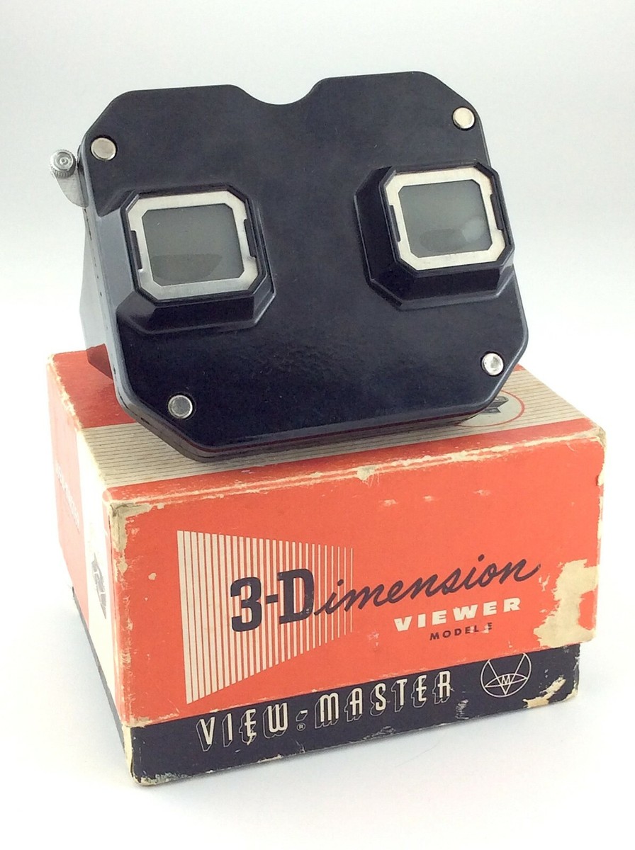 Viewmaster Viewer modèle E Sawyer's 1955 -61 bakélite brune