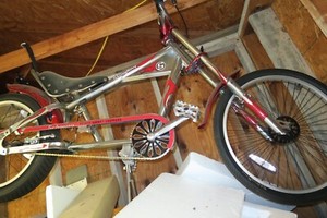 Schwinn StingRay OCC Chopper Chrome & Red, 2004, Ridden once, w / box, Very Nice