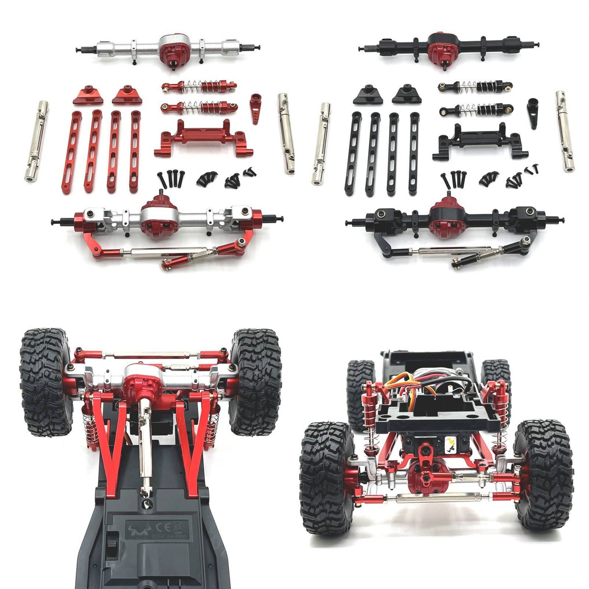 For 1/12 MN82 LC79 MN78 RC Car Front and Rear Assembly Parts