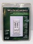 Hunter 4-Speed Ceiling Fan/Light Control 27183 Preset Dual-Slide On/Off Switch