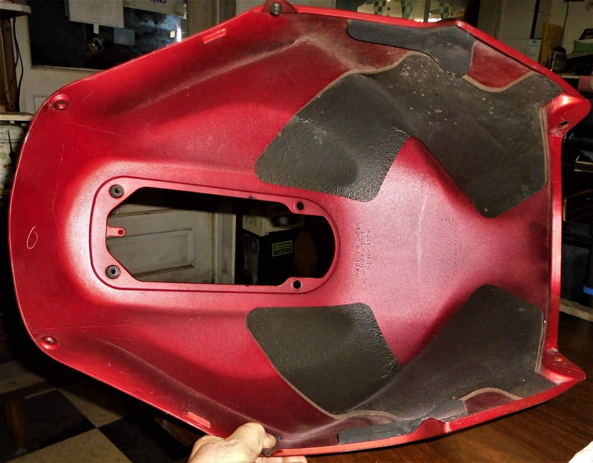 02-05 Kawasaki Zx12r Zx1200 Gas Fuel Tank Cover for sale