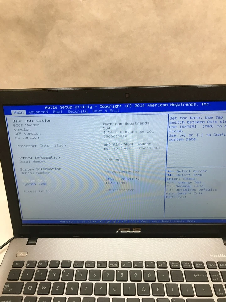 Asus X550Z 15" Laptop X550ZA-WB11 AMD A10-7400P Radeon R6 8GB RAM NO HDD/OS - DW - Image 2 of 4