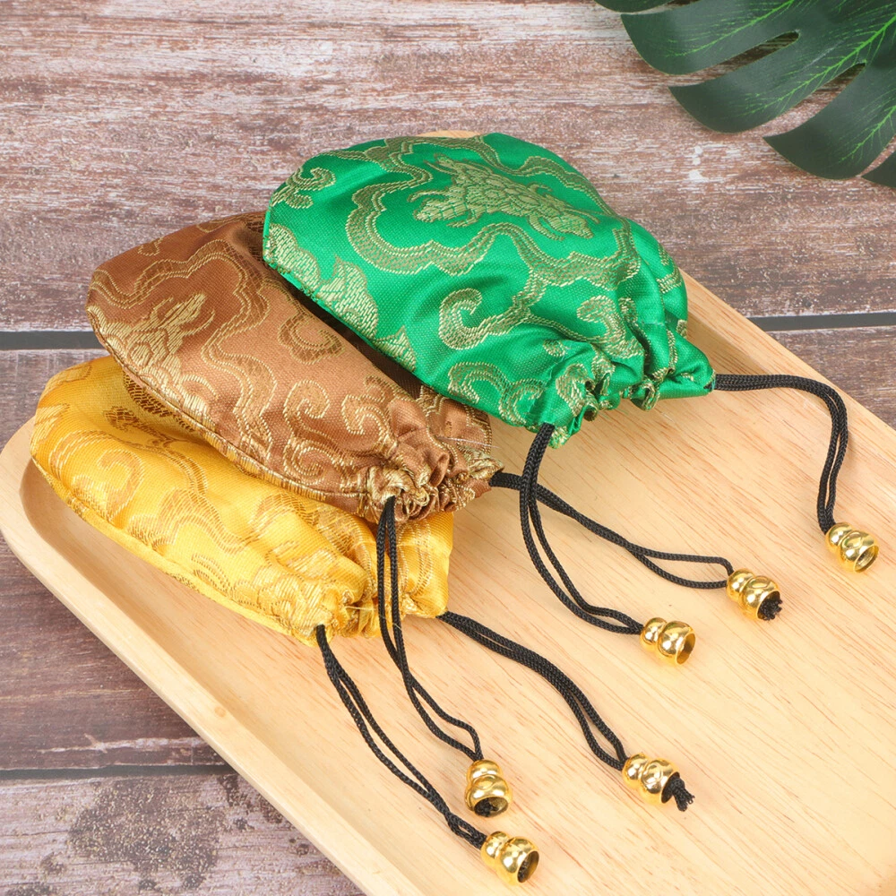 Small silk bags drawstring hot sale