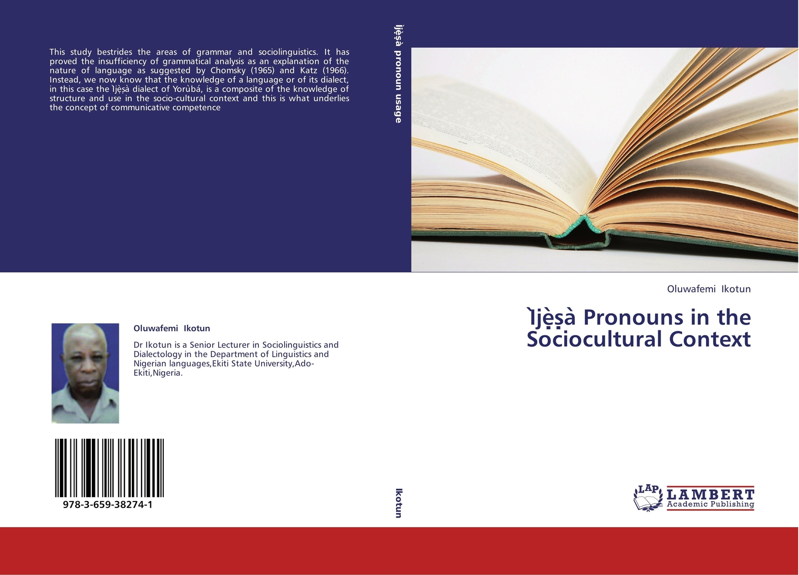 Oluwafemi Ikotun | I¿je¿¿s¿a¿ Pronouns In The Sociocultural Context |
