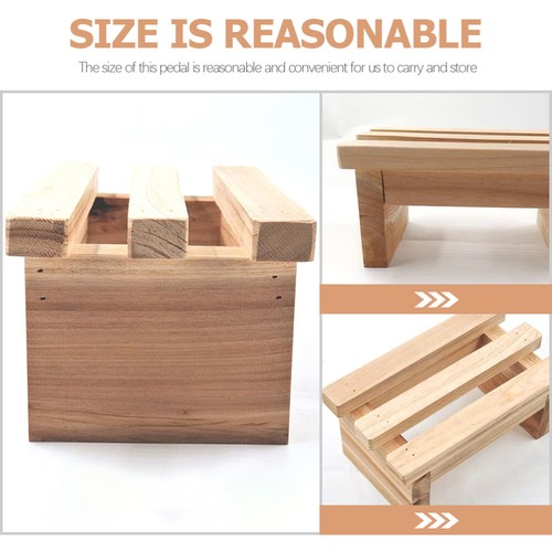 Wooden Foot Stool For Kids Step Stool With Stable Structure Design - Picture 7 of 12