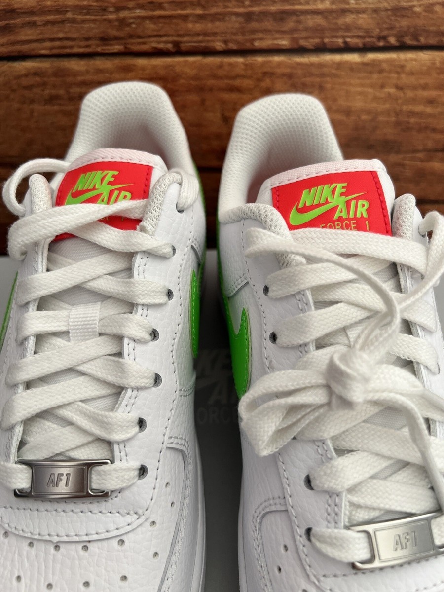Nike Women's Air Force 1 '07 Watermelon White Laser Crimson