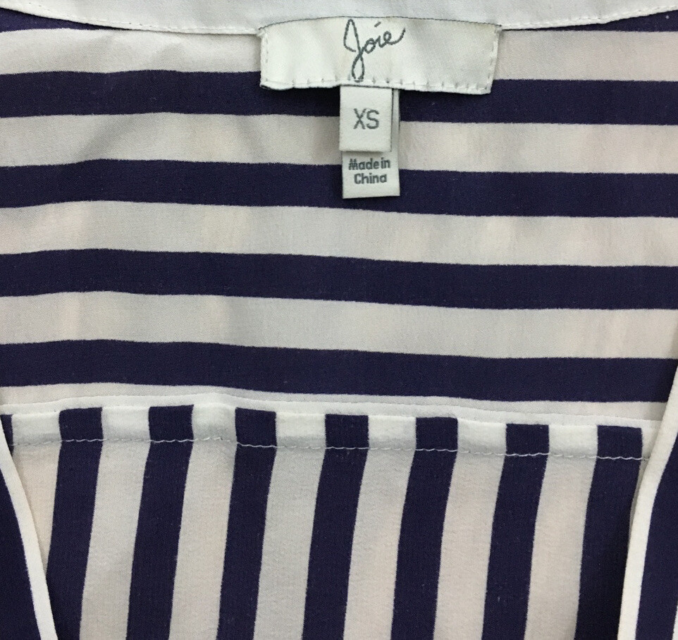 Joie Navy ハイネックトップス Sサイズ blue | Women's Shirts & Blouses at Joie