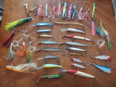 Vintage Saltwater Fishing Tuna/Billfish Lures (40 Lure Lot) | eBay